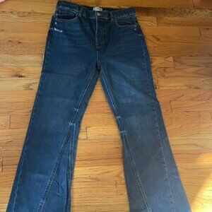 Free People Ladies Flare Leg Button Fly Jeans, Size 29
